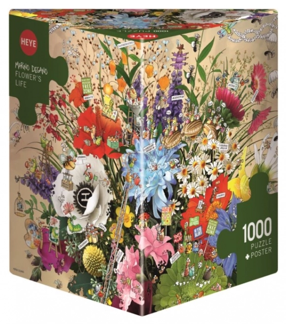 Puzzle Život kvetín 1000 dielikov