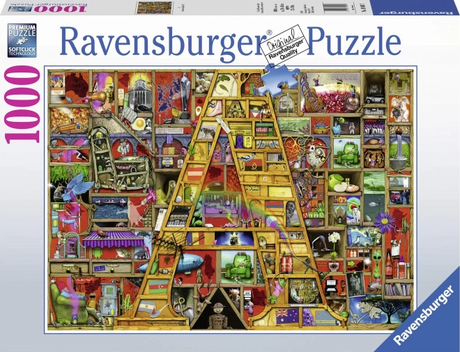 Ravensburger Puzzle Úžasná abeceda - Písmeno A