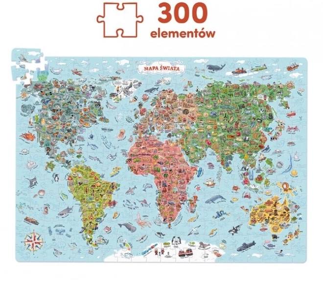 Puzzle objaviteľov - Mapa sveta