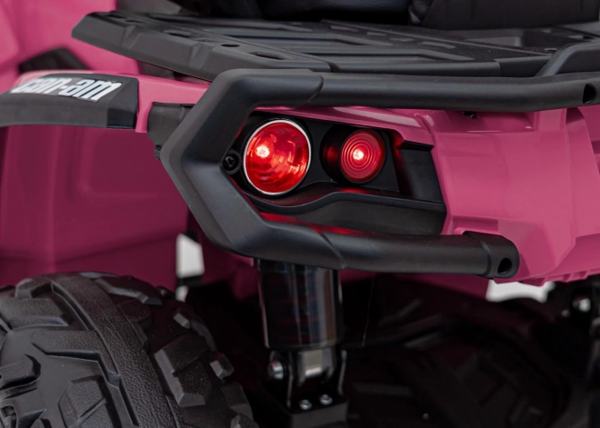 Ružová štvorkolka Can-Am Outlander ATV