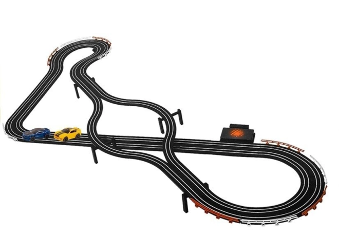 Dlhá pretekárska trať 530 cm s loopingom