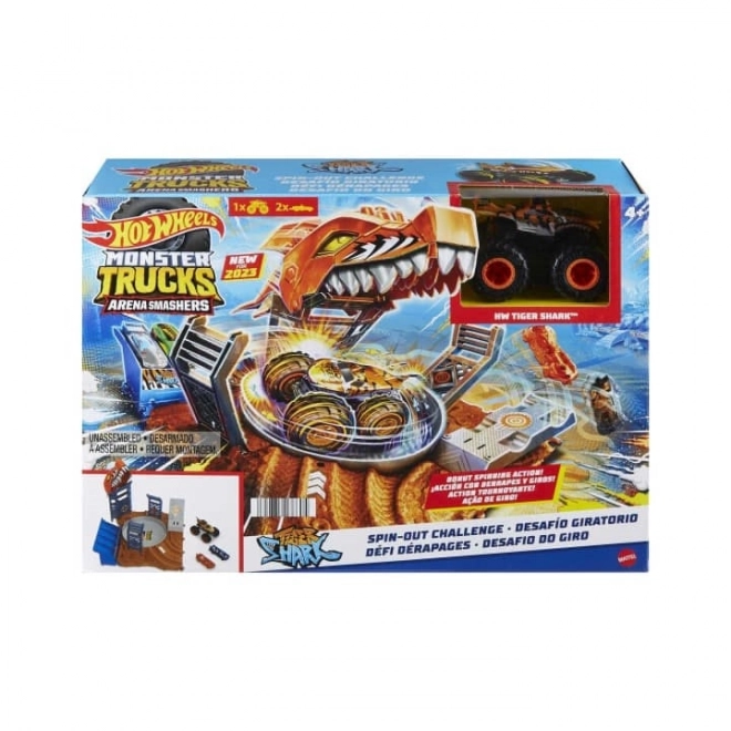 Hot Wheels Monster Trucks Arena Smasher Tiger Shark