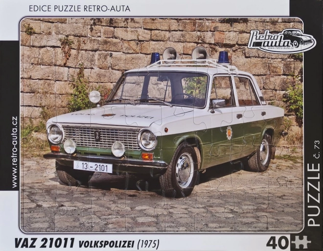Retro puzzle VAZ 21011 Volkspolizei 1975