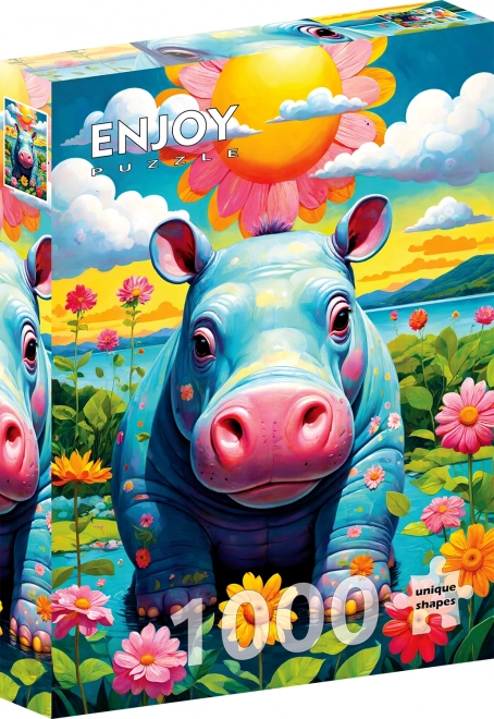 Puzzle Slnečný hrošík 1000 dielikov