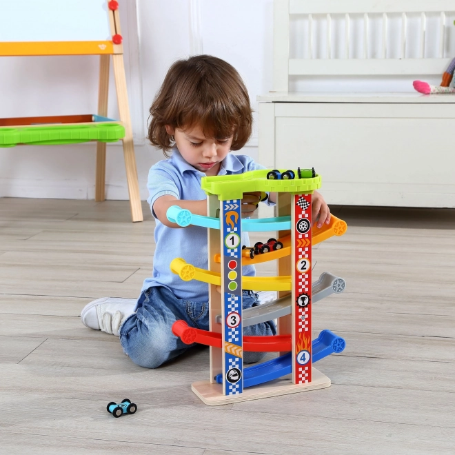 Tooky Toy Farebná šmýkačka pre autá