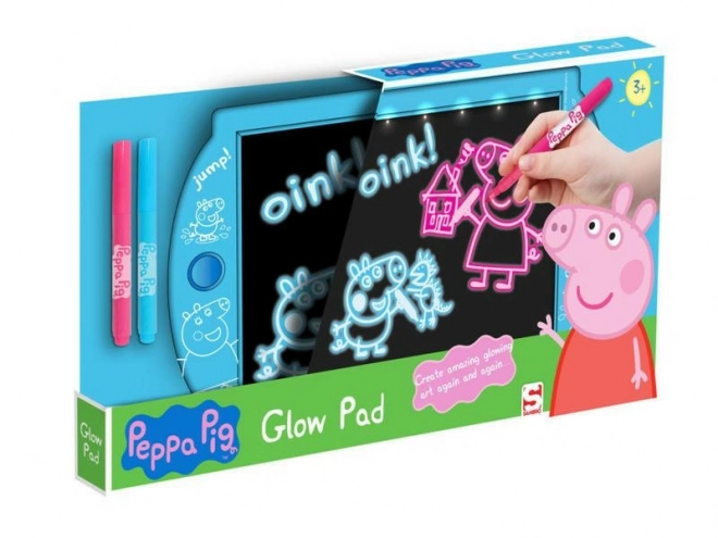 Tabuľa na kreslenie Peppa Pig Glow