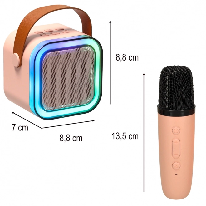 Všetko v jednom karaoke set s Bluetooth a LED