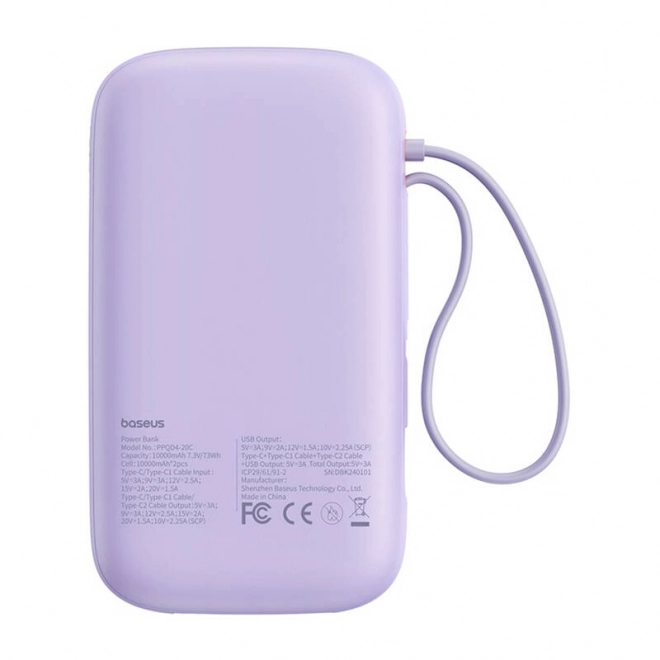 Baseus QPow 2 powerbanka 20000mAh 30W s 2x USB-C