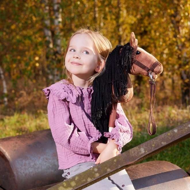 Koník na tyči Hoppihorse hnedý