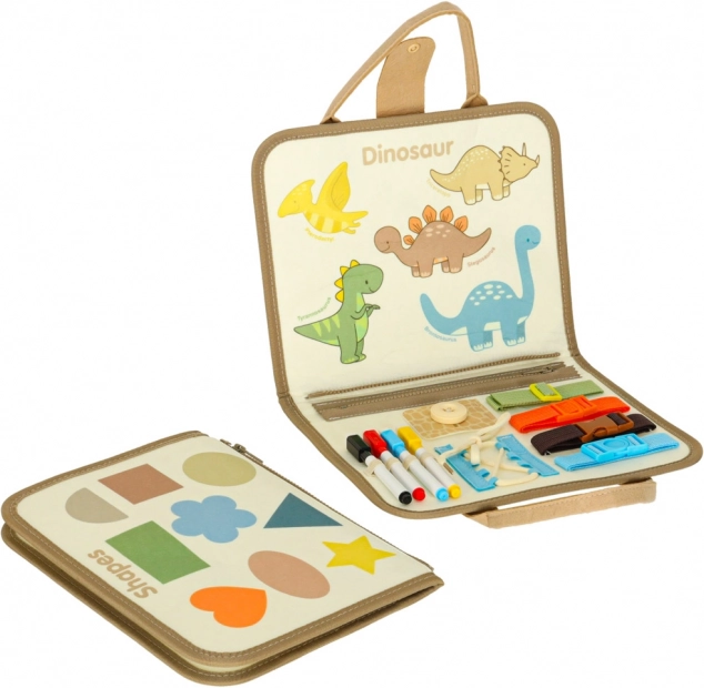 Montessori senzorický kufrík s dinosaurami