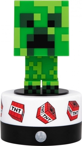 Minecraft nočné svetlo Creeper s detekciou pohybu a zvukom