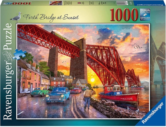 Puzzle 1000 ks Most pri východe slnka