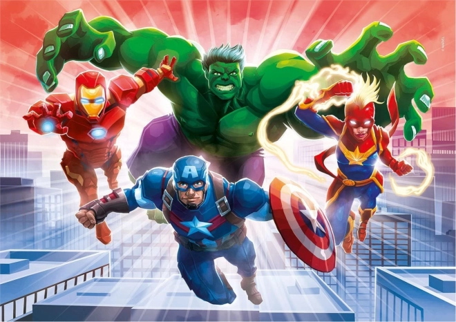 Svietiace puzzle Marvel: Avengers