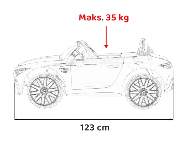 Vozidlo Mercedes Benz AMG SL63 – čierna