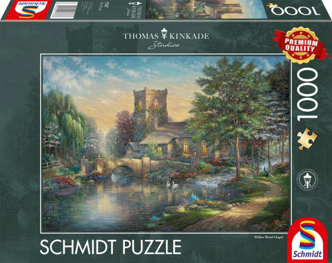 Puzzle Kaplnka vo vŕbovom lese 1000 dielikov