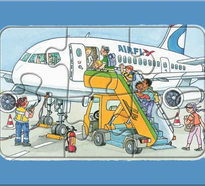 Moje prvé puzzle Dopravné prostriedky 3x6 dielikov