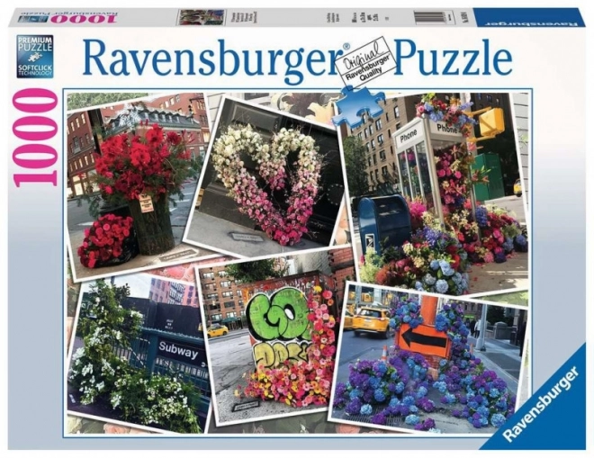 Ravensburger puzzle Kvety v New Yorku 1000 dielikov