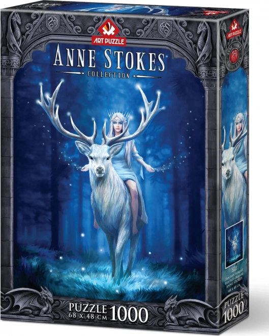 Puzzle kolekcia Anne Stokes: Čarovný les 1000 dielikov