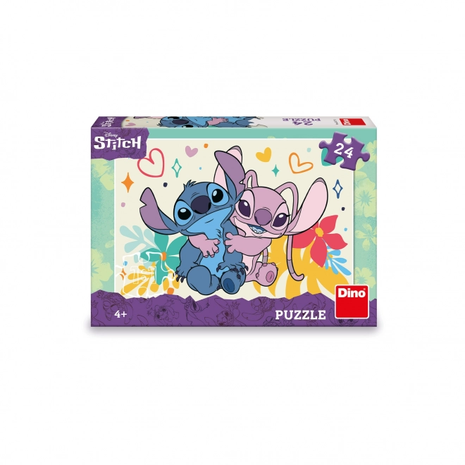 Puzzle STITCH a ANGEL 24 dielikov