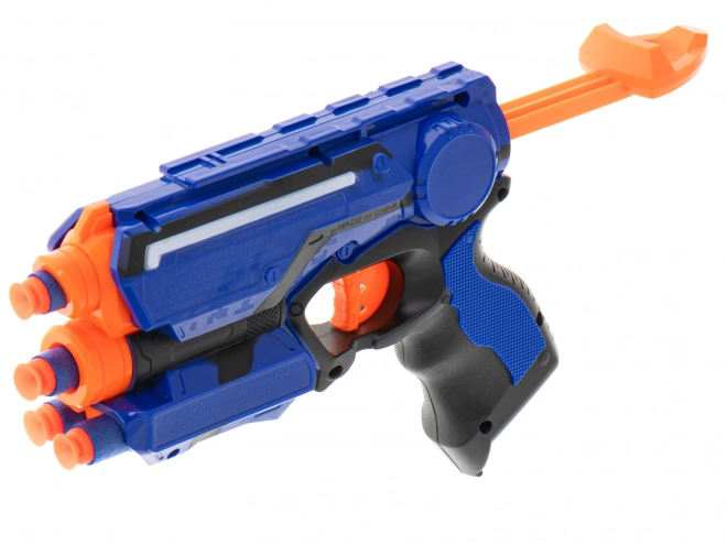 Penaová samopal NERF + terč + 8 šípok