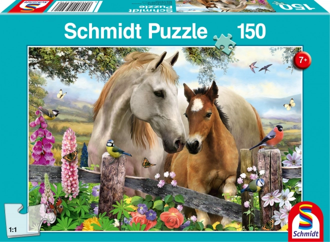 Puzzle Kobyla a žriebä 150 dielikov