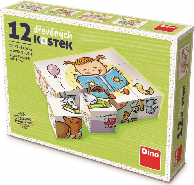 Obrázkové kocky Hezký den
