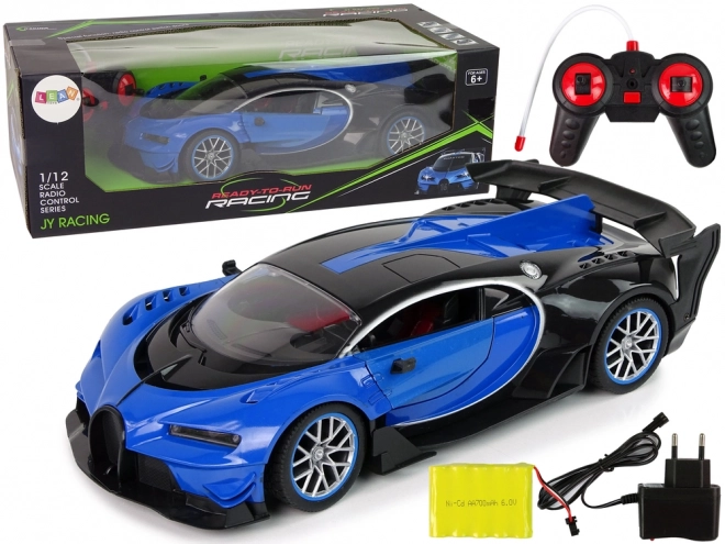 Veľké športové auto na diaľkové ovládanie s LED svetlami