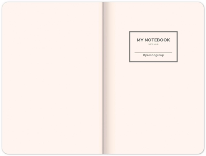 Luxusný notes Notique čierny a šedý linkovaný