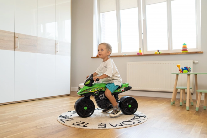 Detské odrážadlo Racing zelené