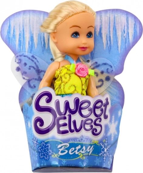 Mini bábika Elfka Betka 11,5 cm Rôzne vzory