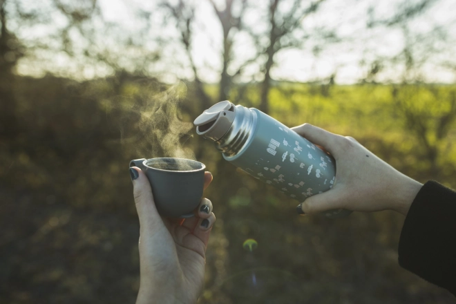 Termoska so silikónovým držiakom 400 ml City