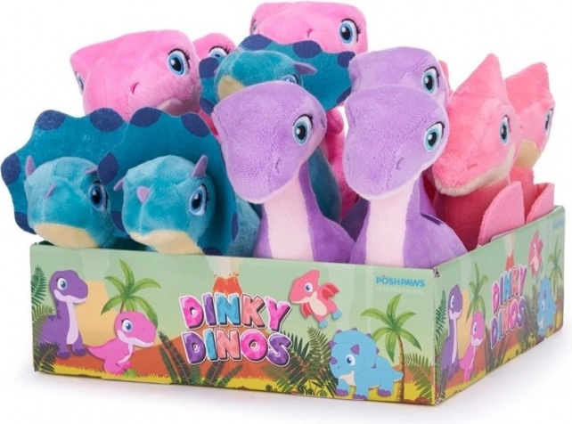 Hebký plyšový dinosaurus 18 cm