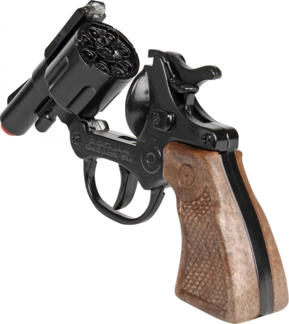 Policajný revolver kovový čierny 8 rán