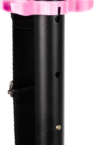 Skladacia mestská kolobežka pre deti s veľkými kolesami (200 mm) – ružová