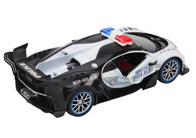 Auto RC Policajné 1:12 Biele