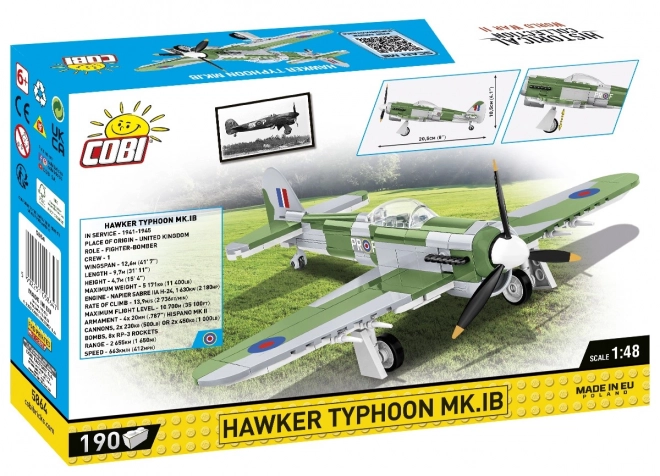 Stavebnica COBI Hawker Typhoon Mk.1B