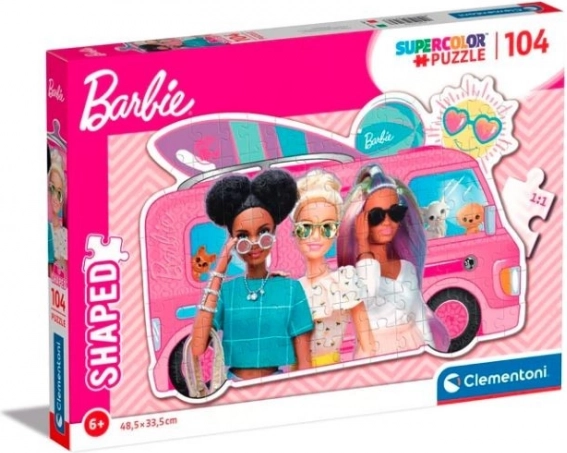 puzzle 104 dielikov shaped barbie