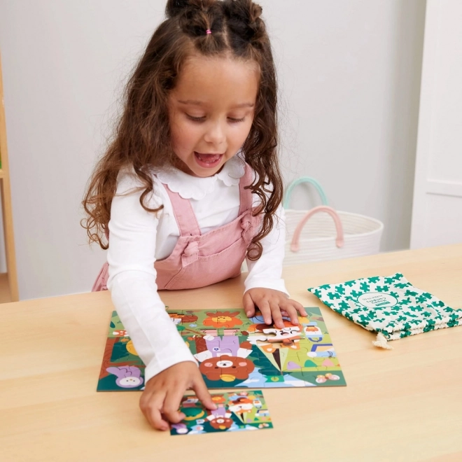 Mudpuppy Puzzle Vesele kempári v látkovom vrecúšku