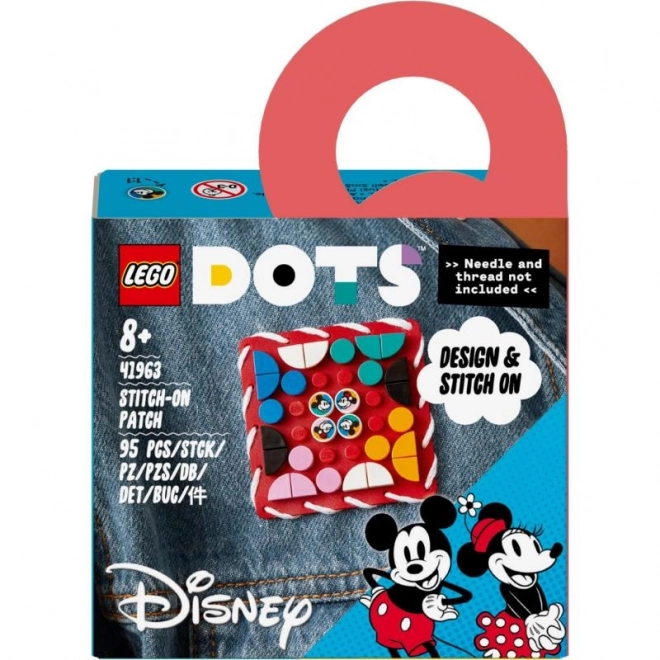 LEGO DOTS Nášivka Myšiak Mickey a Myška Minnie