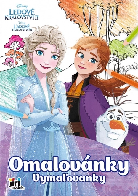 Omaľovánka A4 Frozen 2