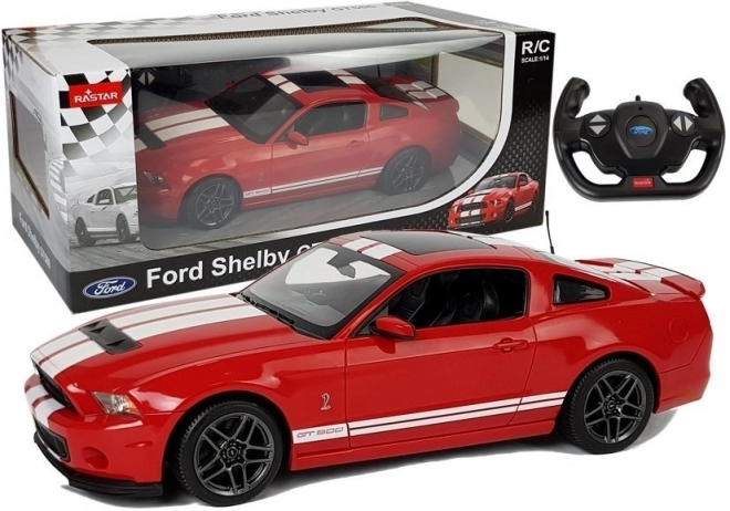 Závodné auto na diaľkové ovládanie Ford Shelby GT500 1:14 červené