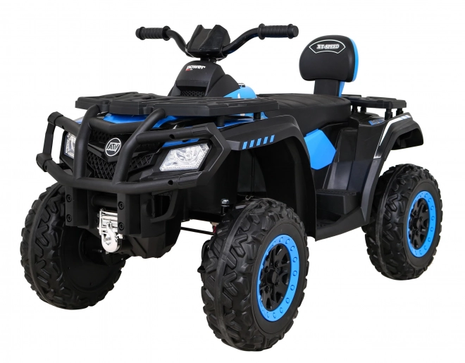 Štvorkolka XT-Speed pre deti Modrá + 4x4 + EVA + Pomalý štart + Rádio MP3 + LED dióda