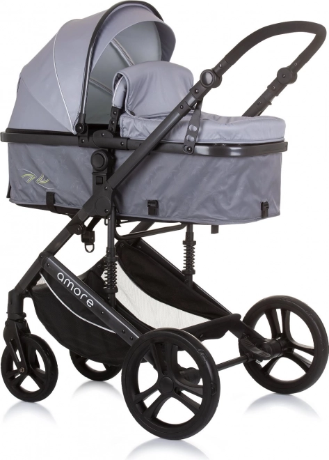 Chipolino kočík kombinovaný Amore 2v1 Ash Grey