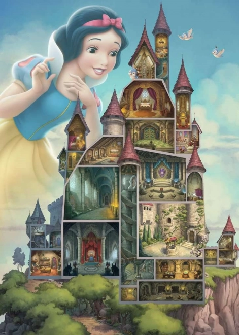 Puzzle Ravensburger Disney Zámok: Snehulienka 1000 dielikov