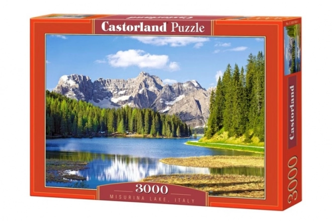 Puzzle Jazero Misurina Taliansko 3000 dielikov