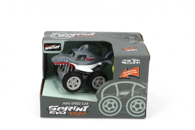 Mini žralok RC auto šedé