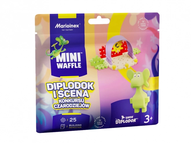 Mini Waffle - Scéna s Diplodokom