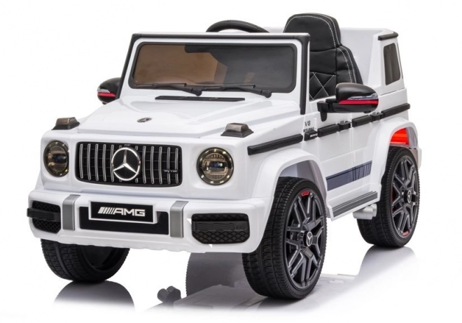 Biele auto na akumulátor Mercedes G63 AMG