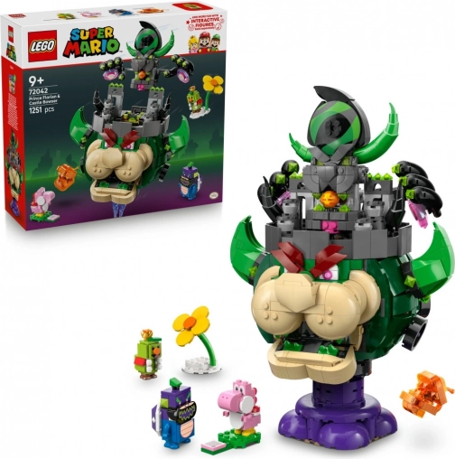 lego super mario princ florian a bowserov hrad