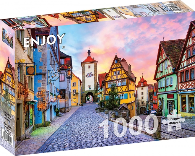 Puzzle Staré mesto Rothenburg, Nemecko 1000 dielikov